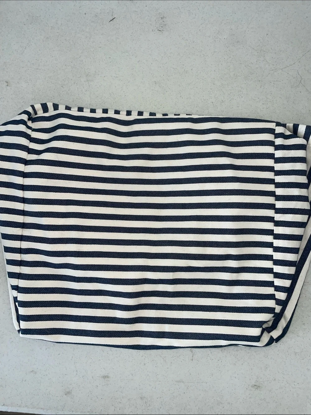 Pottery Barn Kids XL Basket Pottery Barn Kids Navy and White Striped Top